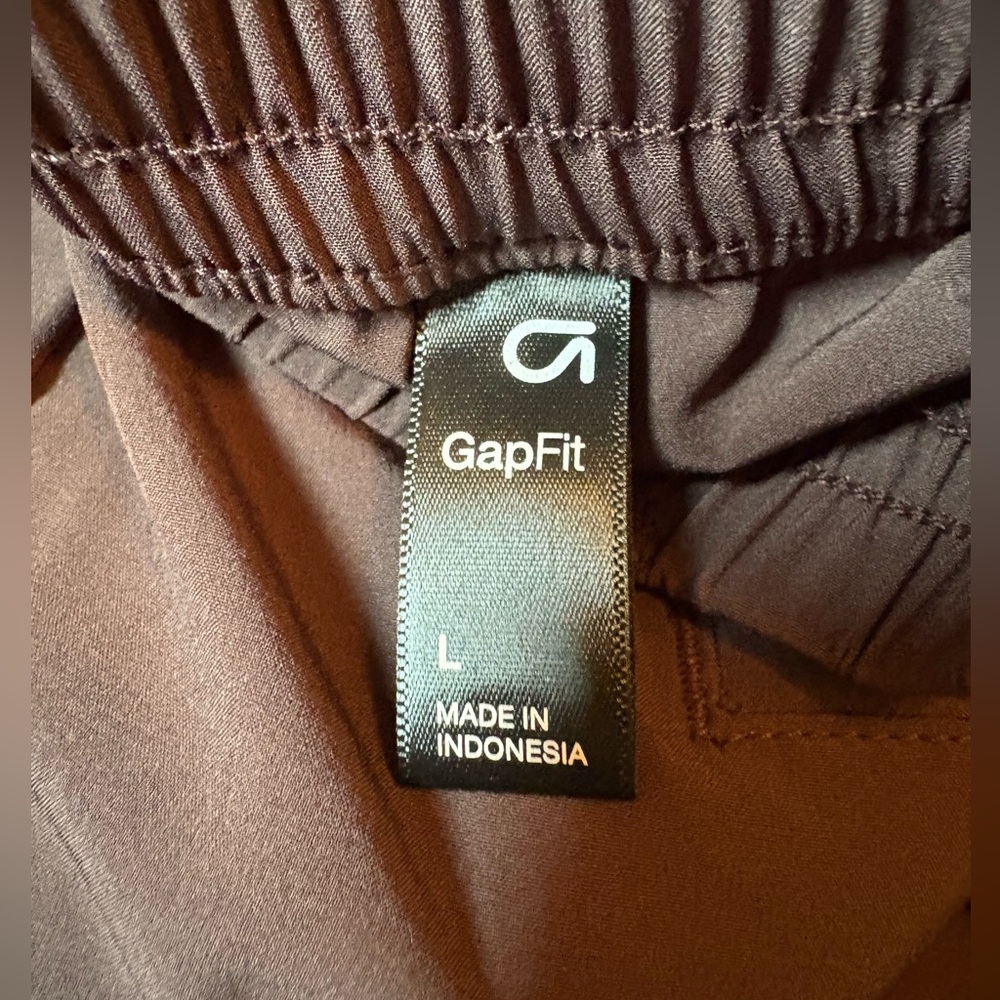 GapFit High-Rise Brown Runaround Trousers — L - Picture 6 of 6
